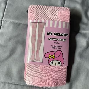 My melody fishnet tights